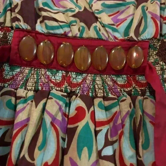 Chadwicks Women’s Maxi Dress. Size 8P. 100% Cotton. Sleeveless. Preowned. - Picture 7 of 7